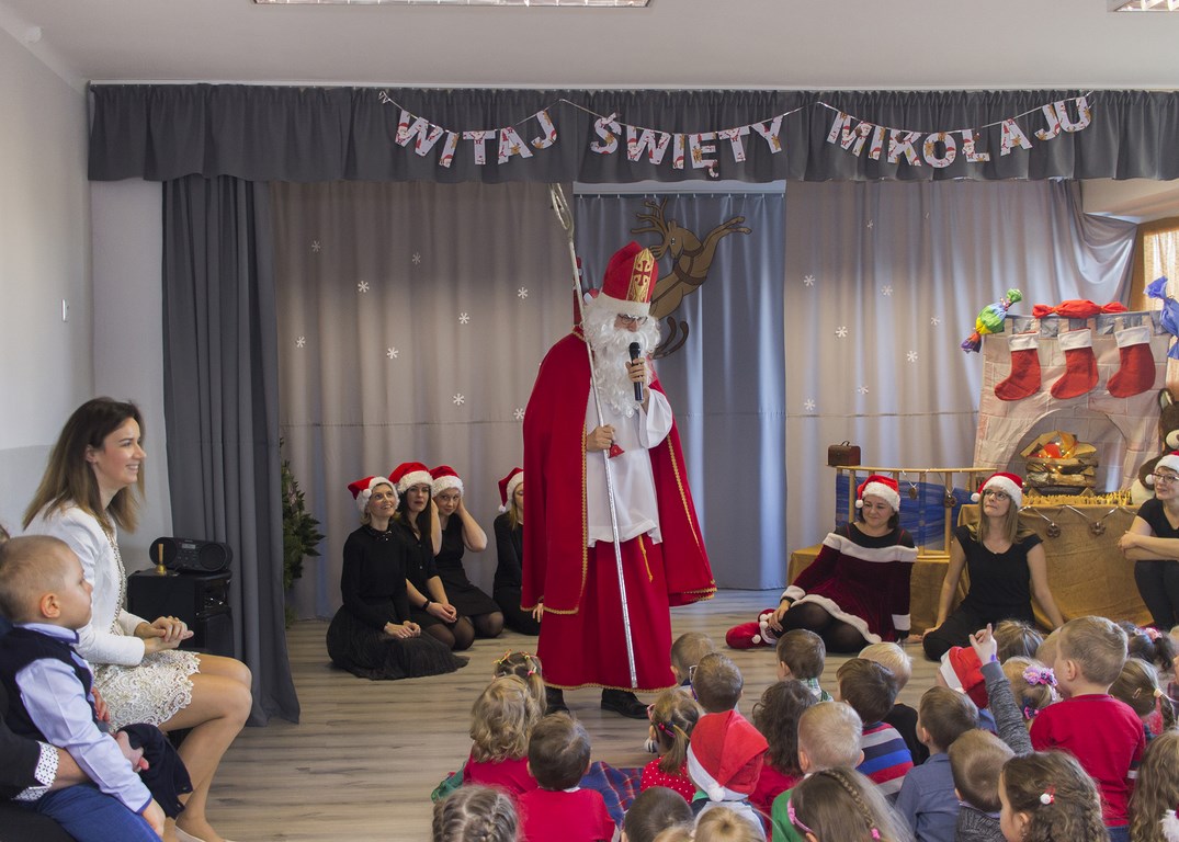 Wizyta Św. Mikołaja w przedszkolu