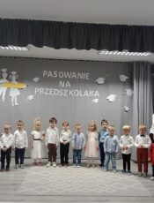 Pasowanie na przedszkolaka – gr. „Biedronki”