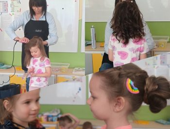 Salon fryzjerski w grupie „Motylki”