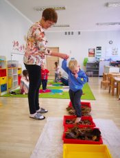 Jesienna ścieżka sensoryczna