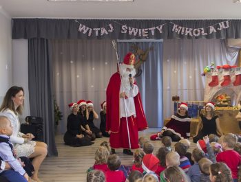 Wizyta Św. Mikołaja w przedszkolu